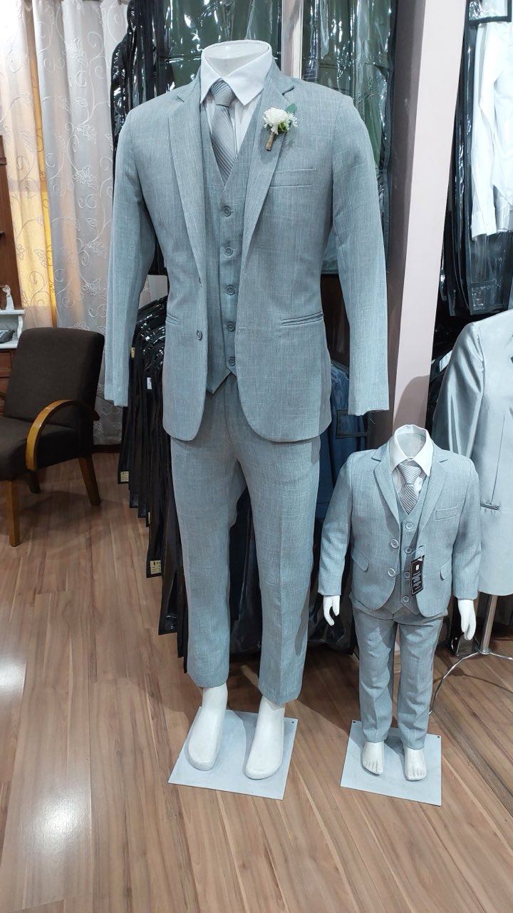 Cinza Melange Adulto Infantil