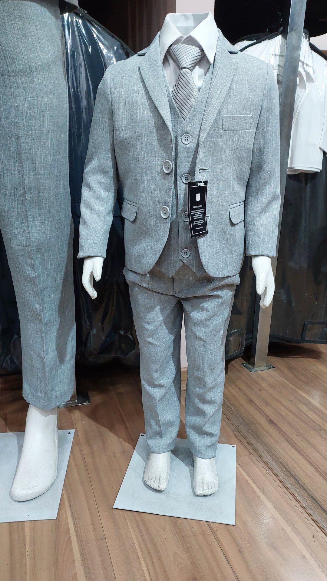 Cinza Melange Adulto Infantil — foto 3 de 11