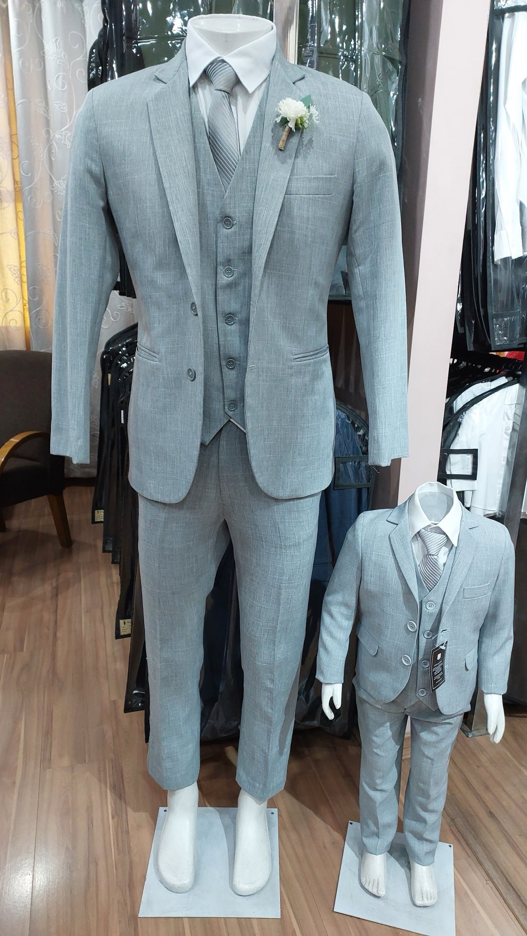 Cinza Melange Adulto Infantil — foto 4 de 11