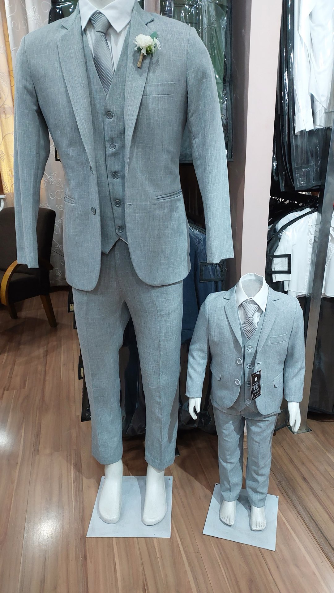 Cinza Melange Adulto Infantil — foto 7 de 11