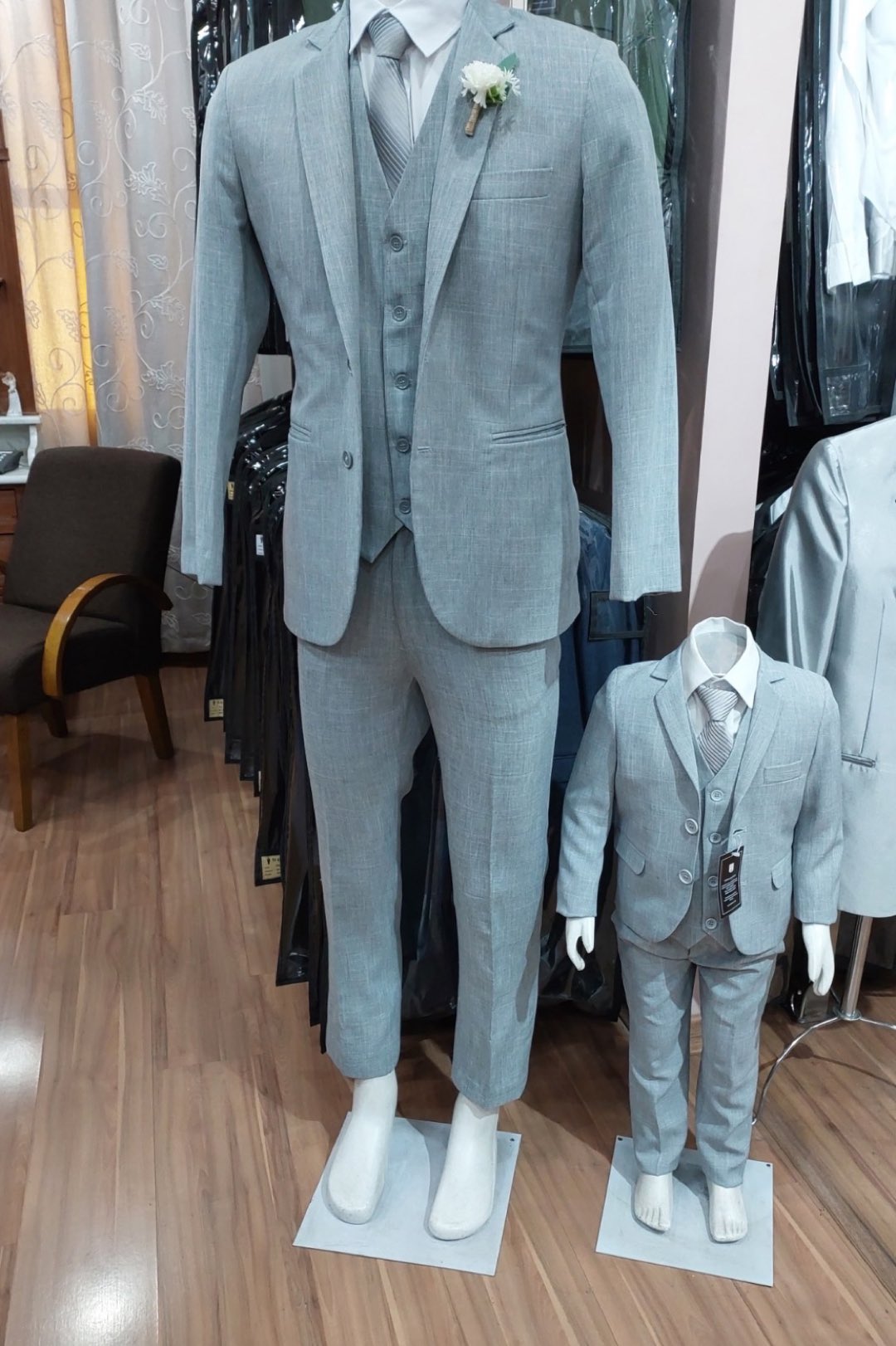 Cinza Melange Adulto Infantil — foto 9 de 11