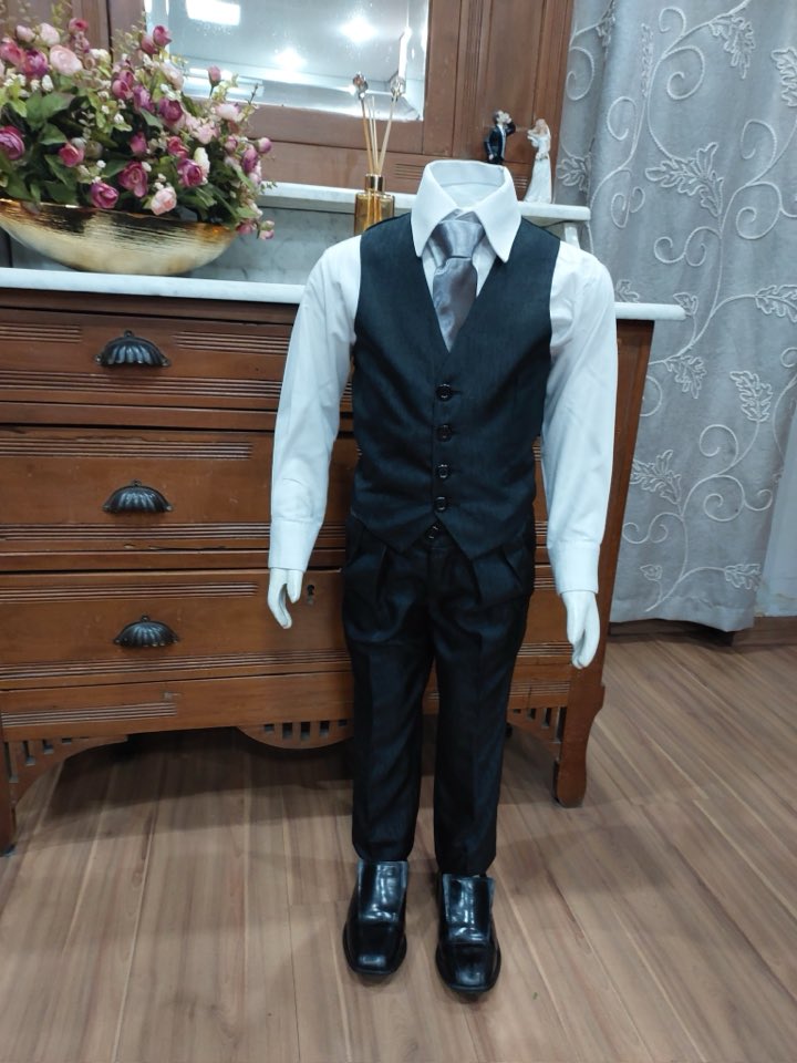 Infantil Colete Cinza — foto 3 de 4